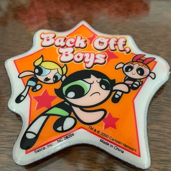 Powerpuff Girls Bundle Blossom Keychain Bubbles Pullback Car & Magnet vintage - Picture 7 of 11